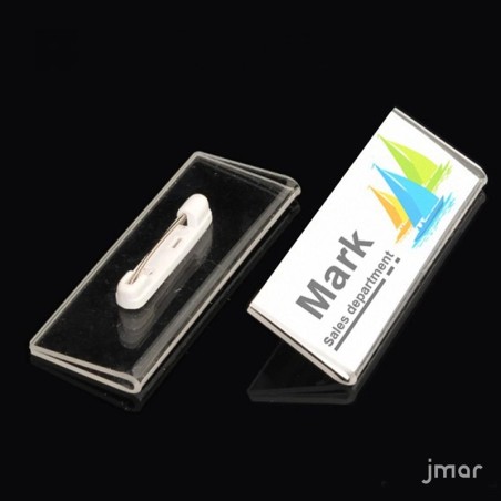 Porta nome con spilla  | Acquista online su jmarshop.com